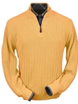 Melon Baby Alpaca Hal-Zip Fine Men's Sweater | Peru Unlimited Half Zip Sweaters | Sam's Tailoring Fine Men's Clothing