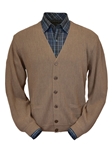 Vicuna Baby Alpaca Link Stitch Men's Cardigan  | Peru Unlimited Cardigans | Sam's Tailoring Fine Men's Clothing