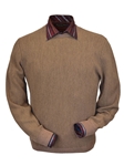 Vicuna Baby Alpaca Men's Crew Neck Sweater | Peru Unlimited Crew Neck Sweaters | Sam's Tailoring Fine Men's Clothing