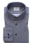 Grey & White Check Byron Long Sleeve Shirt | Emanuel Berg Shirt Collection | Sam's Tailoring Fine Men's Clothing