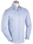 Blue Signature Cotton Dobby Micro Dot Sport Shirt | Bobby Jones Shirts | Sam's Tailoring Fine Men Clothing