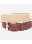 Camel European Ribbed Striped Surcingle Men's Belt | Torino Leather Resort Casual Belts | Sam's Tailoring Fine Men Clothing