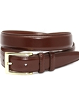 Tan Antigua Leather Tanned Cowhide Men's Belt | Torino Leather Dressy Belts | Sam's Tailoring Fine Men Clothing