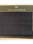 Gray With Brown Check Custom Suit | Paul Betenly Custom Suits | Sam's Tailoring Fine Men's Clothing