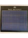 Sky Blue With Tan Check Custom Suit | Paul Betenly Custom Suits | Sam's Tailoring Fine Men's Clothing