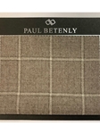 Tan On Light Tan Plaid Custom Suit | Paul Betenly Custom Suit | Sam's Tailoring Fine Men's Clothing