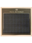 Dark Grey & Sky Blue Plaid Custom Suit | Paul Betenly Custom Suit | Sam's Tailoring Fine Men's Clothing