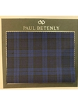 Blue And Black Plaid Men's Custom Suit | Paul Betenly Custom Suit | Sam's Tailoring Fine Men's Clothing