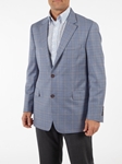 Blue Signature Check Superfine Wool Sport Coat | Bobby Jones Sport Coats Collection | Sams Tailoring Fine Men's Clothing