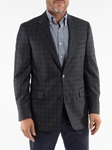 Charcoal Signature Wool Check Men's Sport Coat | Bobby Jones Sport Coats Collection | Sams Tailoring Fine Men's Clothing