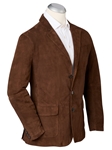 Chocolate Franklin Suede Men's Travel Jacket | Bobby Jones Pants Collection | Sams Tailoring Fine Men's Clothing