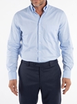 Blue Signature Oxford Long Sleeve Sport Shirt | Bobby Jones Shirts Collection | Sam's Tailoring Fine Men Clothing