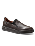 Brown Leather With Brown Sole Slip On Shoe | Samuel Hubbard Shoes | Sam's Tailoring Fine Men Clothing