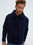 Blue Trucker Men's Long Sleeve Jacket | Stone Rose Jackets | Sam's Tailoring Fine Men's Clothing
