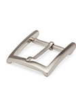 Slim Square Brushed Nickel Buckle | W.Kleinberg Buckles Collection | Sam's Tailoring Fine Men's Clothing