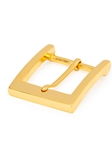 Square Shiny Gold Buckle | W.Kleinberg Buckles Collection | Sam's Tailoring Fine Men's Clothing