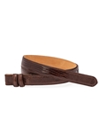 Chocolate Lizard Slide Belt Strap | W.Kleinberg Speciality Straps | Sam's Tailoring Fine Men's Clothing