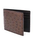 Kango Ostrich Bifold Wallet | W.Kleinberg Small Leather Goods | Sam's Tailoring Fine Men's Clothing