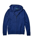 Royal Blue Knit Ful Zip Sweater Hoodie  | Georg Roth Sweaters & Hoodies | Sam's Tailoring Fine Men Clothing