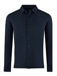 Navy Luxe Pima Long Sleeves Button Up Shirt | Georg Roth Shirts Collection | Sam's Tailoring Fine Mens Clothing