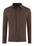 Chocolate Luxe Pima Long Sleeves Button Up Shirt | Georg Roth Shirts Collection | Sam's Tailoring Fine Mens Clothing