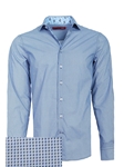 Sky Blue Woodbridge Mini Neat Long Sleeves Shirt | Georg Roth Shirts Collection | Sam's Tailoring Fine Mens Clothing