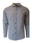 Grey Heather Flannel Vail Long Sleeves Shirt | Georg Roth Shirts Collection | Sam's Tailoring Fine Mens Clothing