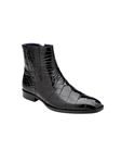 Black Genuine Alligator Chelsea Ivan Ankle Boot | Belvedere New Shoes Collection | Sam's Tailoring Fine Men's Clothing