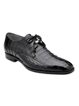Black Genuine Caiman Crocodile Umberto Shoe | Belvedere New Shoes Collection | Sam's Tailoring Fine Men's Clothing