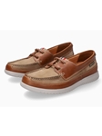 Taupe Grain Leather Soft Air Men's Boat Style Shoe | Mephisto Casual Shoe Collection | Sam's Tailoring Fine Men Clothing