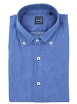 Navy Linen Button Down Men Sport Shirt | IKE Behar Sport Shirts | Sam's Tailoring Fine Men's Clothing