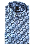 Graphic Floral Print Men's Sport Shirt | IKE Behar Sport Shirts | Sam's Tailoring Fine Men's Clothing