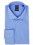 Blue Gingham Long Sleeves Sport Shirt | IKE Behar Sport Shirts | Sam's Tailoring Fine Men's Clothing