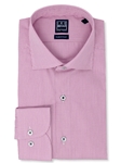 Pink Gingham Long Sleeves Sport Shirt | IKE Behar Sport Shirts | Sam's Tailoring Fine Men's Clothing