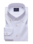 White Giro Inglese Premium Luxury Sport Shirt  | Emanuel Berg Shirts Collection | Sam's Tailoring Fine Men's Clothing