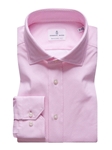 White & Pink Micro Pattern Modern 4Flex Knit Shirt | Emanuel Berg Shirts Collection | Sam's Tailoring Fine Men's Clothing