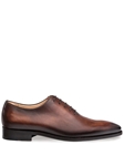 Cognac Pamplona Leather Sole Shoe | Mezlan Men's Business Shoes | Sam's Tailoring Fine Men's Clothing