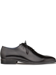 Black Enterprise Calfskin Plain Toe Shoe | Mezlan Men's Business Shoes | Sam's Tailoring Fine Men's Clothing