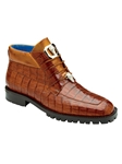 Antique Sport Caiman Crocodile Gallardo Men Boot | Belvedere Dress Shoes Collection | Sam's Tailoring Fine Men's Clothing