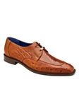Antique Almond Genuine Ostrich Bolero Dress Shoe | Belvedere Dress Shoes Collection | Sam's Tailoring Fine Men's Clothing
