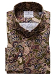Multi Paisley Print Long Sleeves Men's Casual Shirt | Emanuel Berg Shirts Collection | Sam's Tailoring Fine Men's Clothing
