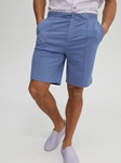 Blue Fleece Knit Short | Stone Rose Shorts Collection | Sams Tailoring Fine Men Clothing