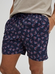 Navy Print Swim Short | Stone Rose Shorts Collection | Sams Tailoring Fine Men Clothing