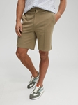 Olive Fleece Knit Short | Stone Rose Shorts Collection | Sams Tailoring Fine Men Clothing