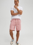 Dusty Rose Fleece Knit Short | Stone Rose Shorts Collection | Sams Tailoring Fine Men Clothing