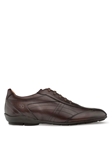 Brown Hybrid Leather Calfskin Men's Sneaker | Mezlan Men's Casual Shoes | Sam's Tailoring Fine Men's Clothing