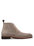 Taupe Classic Suede Contrast Welt Desert Shoe | Mezlan Men's Boots | Sam's Tailoring Fine Men's Clothing