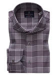 Multicolor Check Extra Fine Twill Luxury Dress Shirt | Emanuel Berg Shirts | Sam's Tailoring Fine Men Clothing