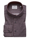 Brown, Grey & Navy Ellipse Premium Jersey Knit Shirt | Emanuel Berg Sport Shirts | Sam's Tailoring Fine Men Clothing