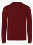 Burned Red Rick Lambs Wool Sweater | Brax Men's Sweaters Collection | Sam's Tailoring Fine Men Clothing